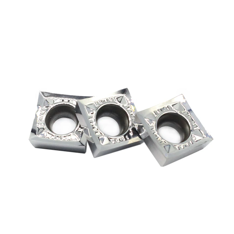 SCGT120402 AK H01 10pcs อลูมิเนียมเครื่องตัดใบมีดเครื่องมือตัดเครื่องมือ CNC เครื่องมือ AL + TIN ไม้