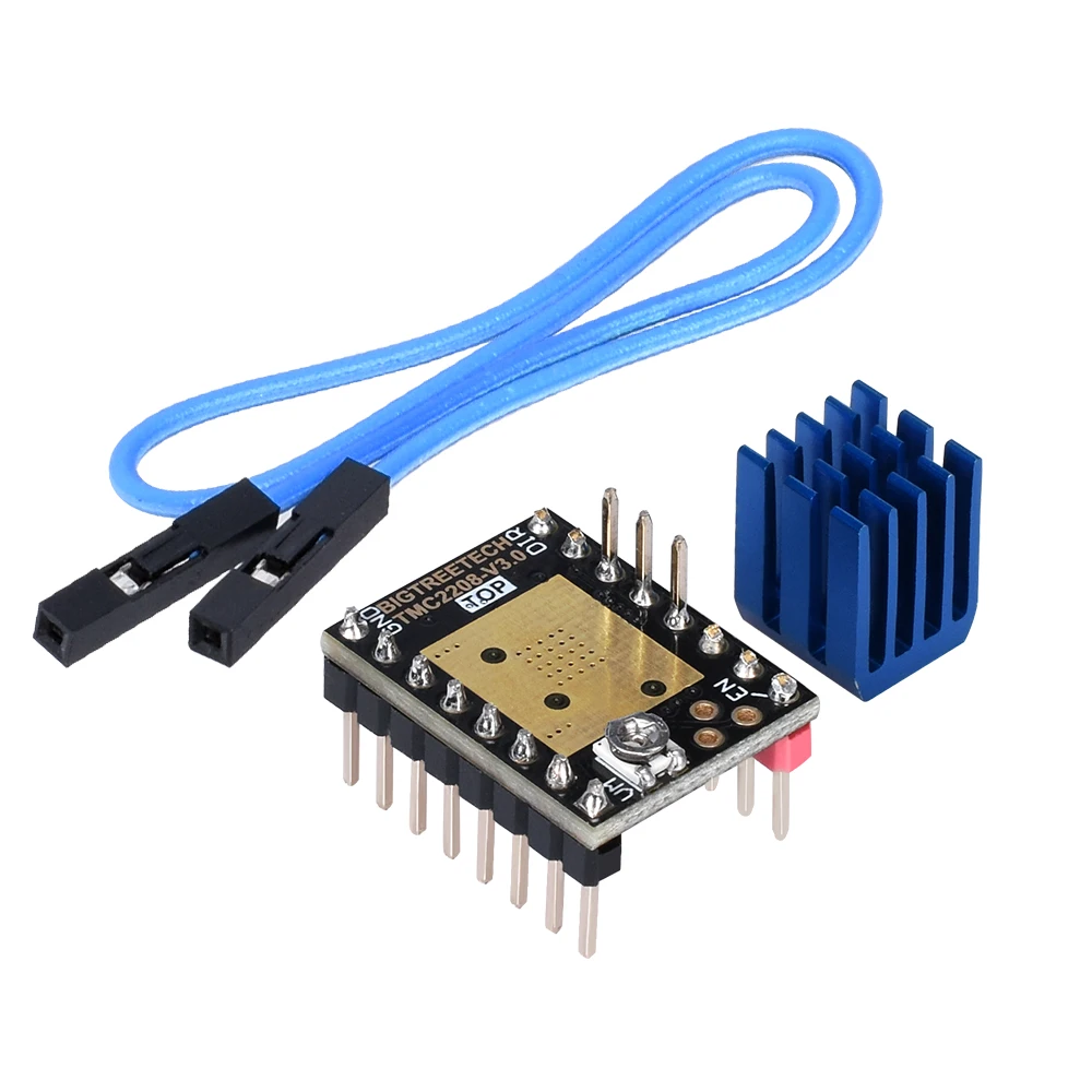 BIGTREETECH TMC2130 V3.0 SPI TMC2208 TMC2100 Stepper Motor Driver Module with Heatsink Mute for Ramps1.6 3D Printer SKR V1.3 MKS