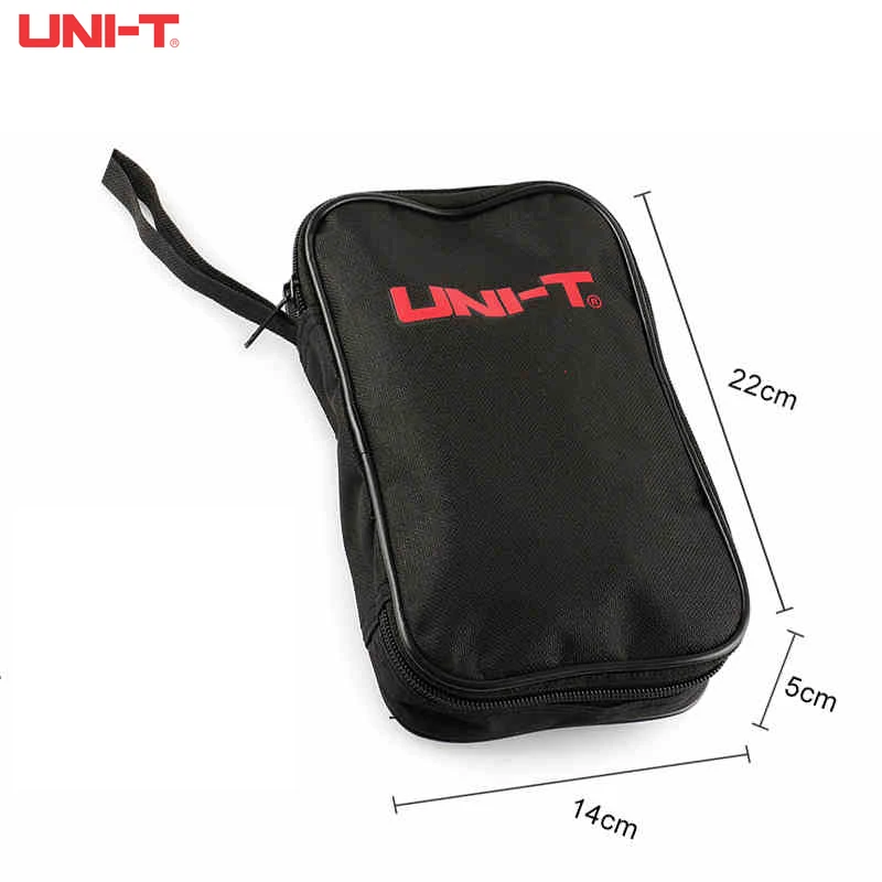 UNI-T Canvas Multimeter Bag Tool Bag Waterproof, Suitable For UT139S UT61E UT89XD Series Universal Carrying Case 22 * 14 * 3cm