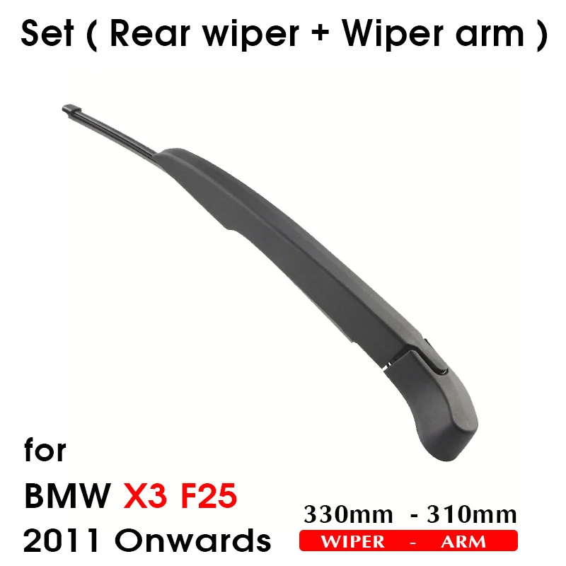 Car Wiper Blade Rear Back Window Windscreen Windshield Wipers Auto Accessories For BMW X3 F25 Hatchback 330mm 2011 Onwards