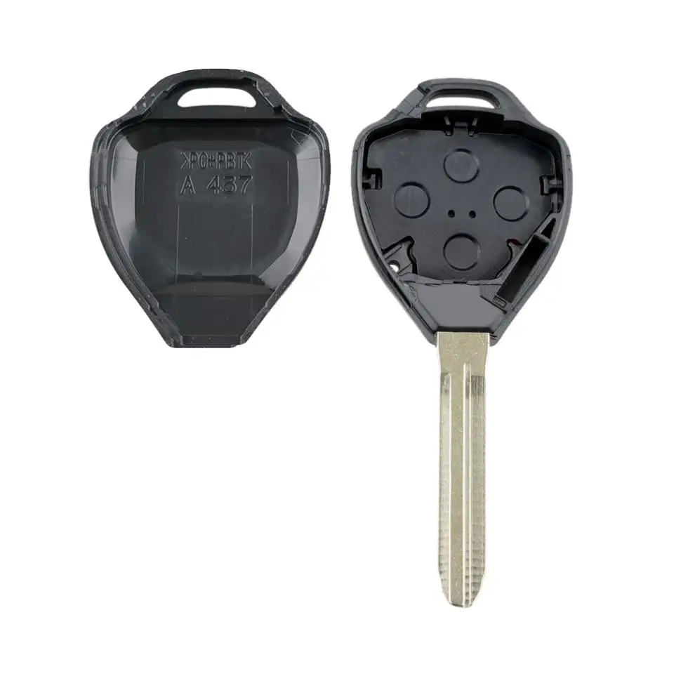 3 Nút Uncut Xe Ô Tô Điều Khiển Từ Xa Phím Vỏ Chìa Khóa Thông Minh Smart Key Fob Ốp Lưng Chìa Khóa Đạn Phù Hợp Cho Xe Toyota Corolla RAV4 yaris Venza TC XA Xd