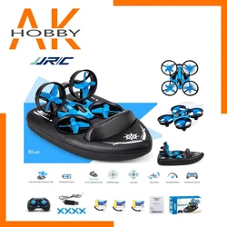 Upgraded JJRC H36F Mini Drone Helicopter 2.4G 4CH 6-Axis Gyro Speed 3D Flip Headless Mode RTF Boat Car Water Ground Air  3-mode