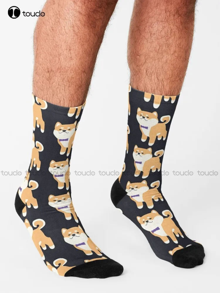 New Formal Shiba Inu Socks Socks Personalized Custom Unisex Adult Socks Teen Socks Halloween Christmas Gift