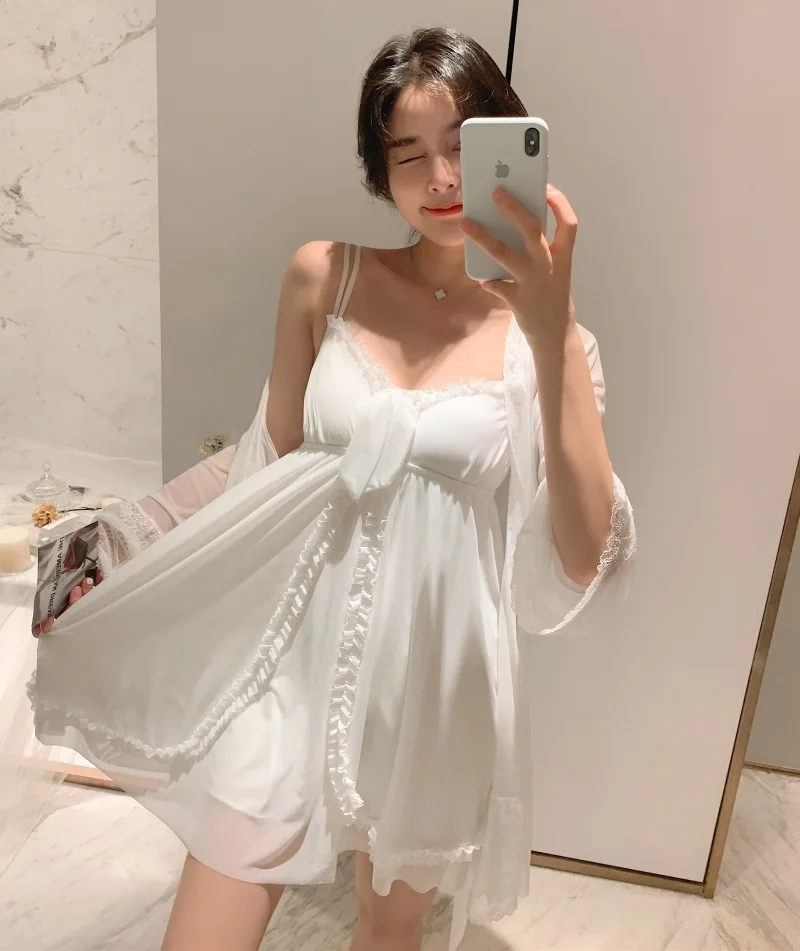 

Ночная рубашка женская в стиле ретро, пижама с лямкой на шее, с кружевной подкладкой для груди, пижама в стиле принцессы, сексуальная летняя