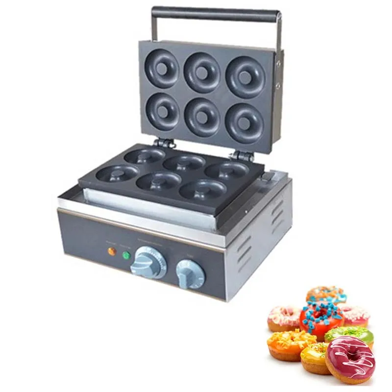 

High Quality 220V/110V 1550W Electric Doughnut Waffle Maker Commercial Donut Machine Non-stick Cake Bread Baking Machine