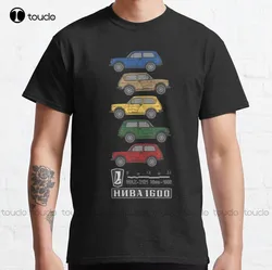 Tシャツ綿1600,lada niva,クラシック,カラー,S-5Xl