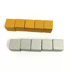 100Pcs/Set 10mm Gold/Silver Metal Color Wood Square Corner Dice Chess Piece Right Angle Cubes For Puzzle Board Game