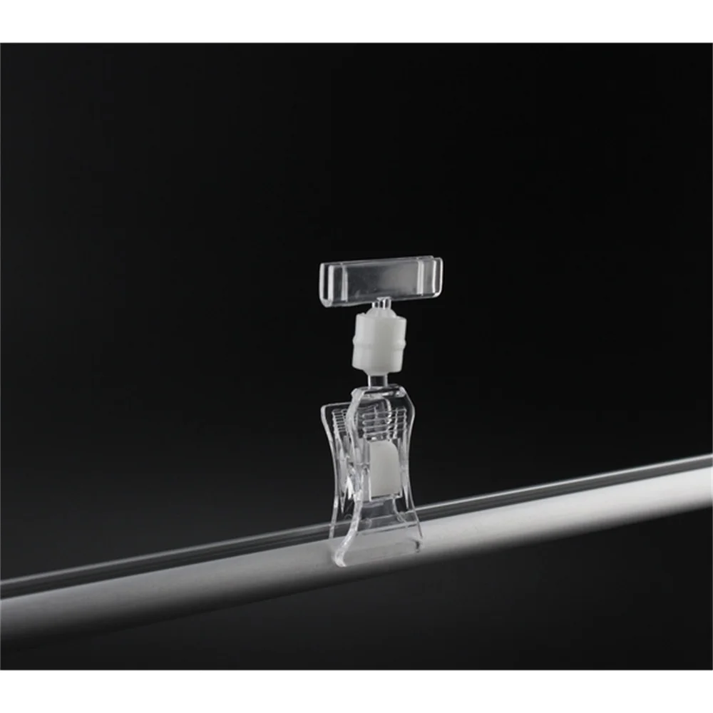 Pop Prijs Label Card Houders Display Merchandise Signage Papier Promotie Clear Kleine In Retail Winkel 20Pcs