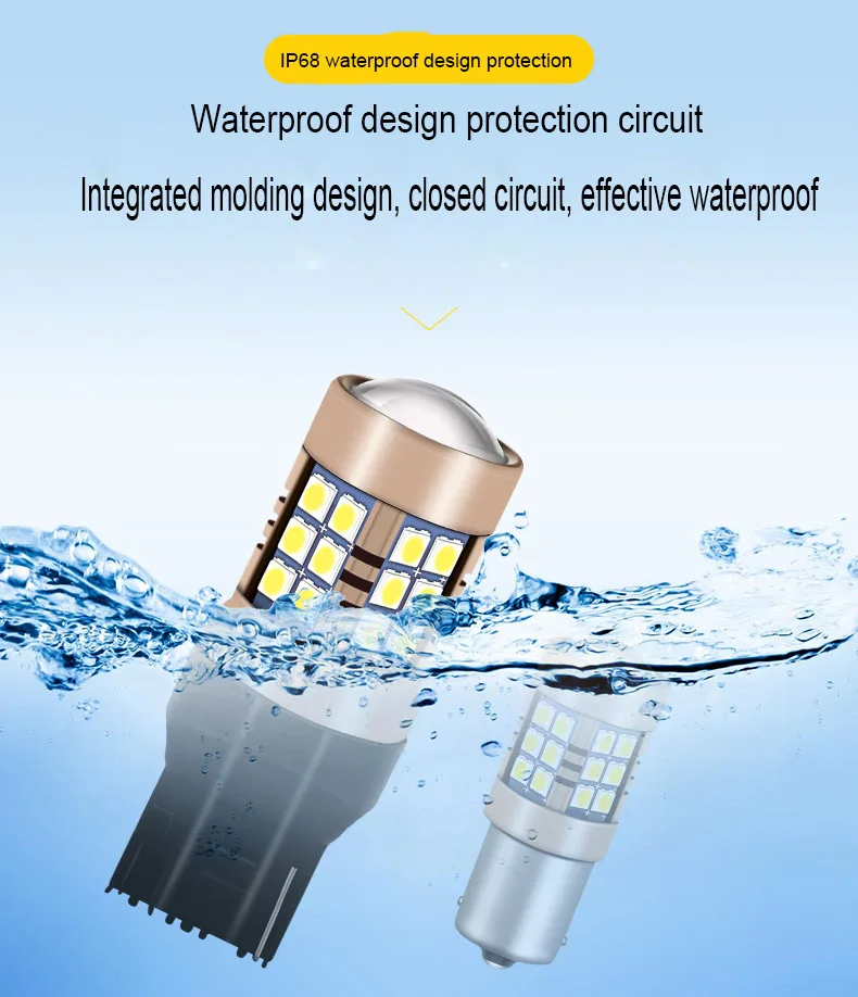 Reversing LED Light Modification Ultra-Bright Car Rogue Reversing Light Bulb Hawkeye Auxiliary Lamp Rear Tail Light T15 T20 1156