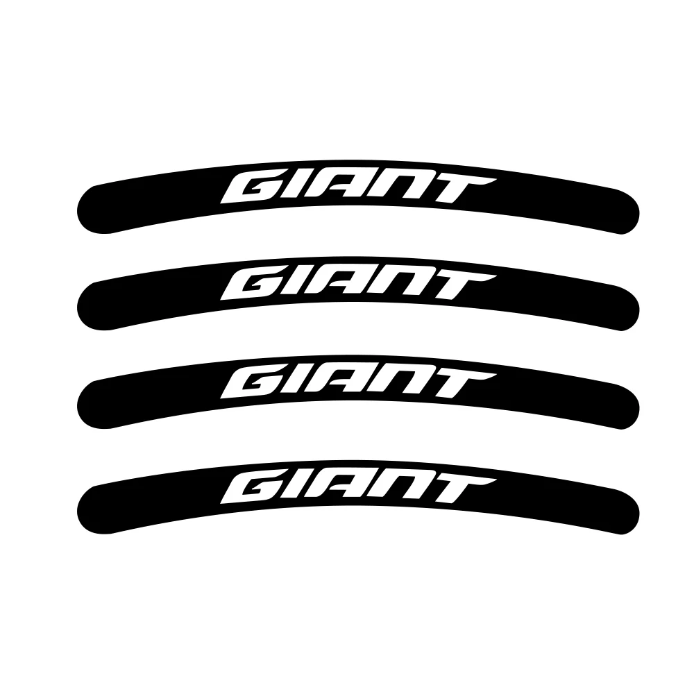 Jptz33cm x 25cm 4-piece set giant sticker, bicycle polyethylene sticker MTB BDC tuning rim wheel sticker logo， JP