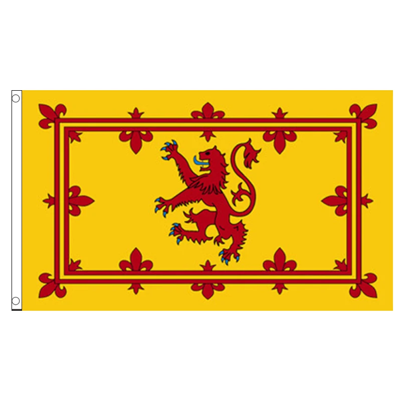 Free Shipping  xvggdg  90x150cm  Sotland wales royal lion rampant scotland flag For Decoration  with Brass Grommets  banner