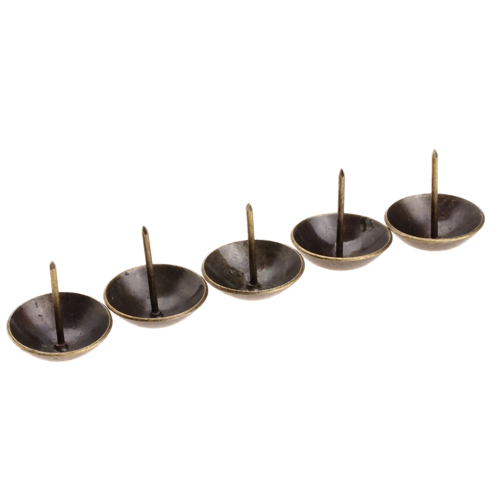 5pcs/1pc Nails Antique Bronze Decorative Upholstery Tacks Stud Jewelry Box Furniture Pushpin Iron Doornail Vintage 3cm