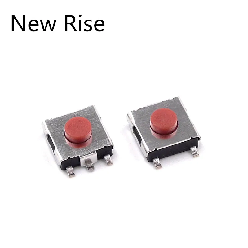 100Pcs 4Pin 5Pin Red SMD 6x6mm Tact Push Button Switch 6*6*2.5MM 6*6*3.1MM Micro switch 6x6x3.1mm 6x6x2.5mm Momentary Switch