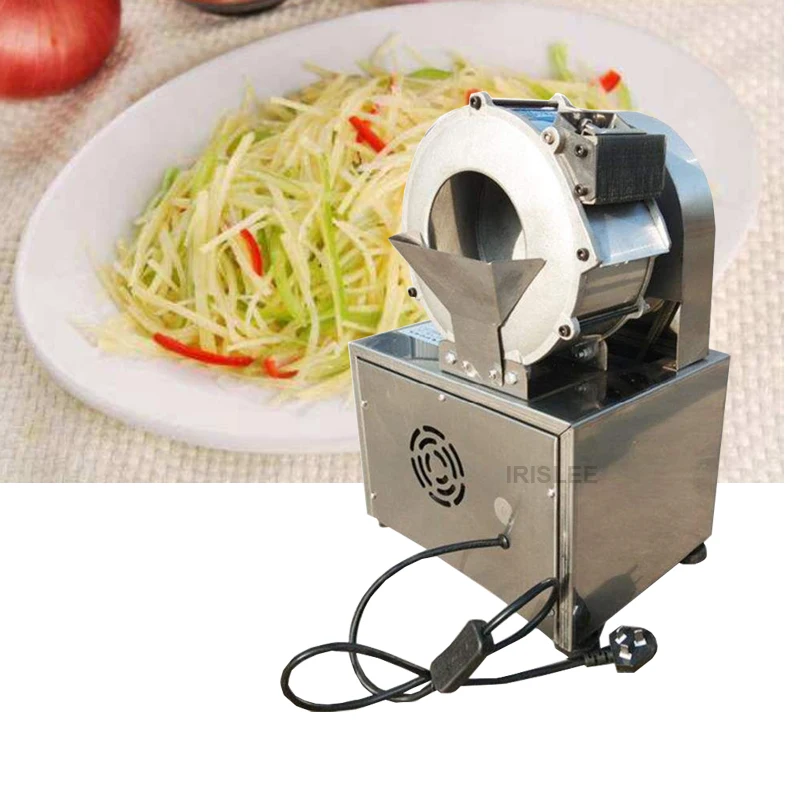 180W Free shipping high quality electric slicer shredder potato sliced cucumber shredded automatic high efficiency production ma