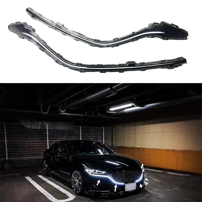 

Fit for MAZDA 6 Mazda6 ATENZA 2017 Car GRILLE light LED Contour light DRL FOR New Mazda 6 grille led daytime light