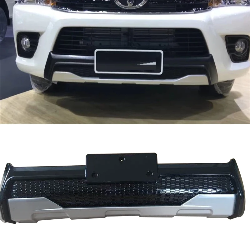 front Bumper body kits cover trims car styling fit for HILUX REVO 2015-2017 PICKUP auto accessories