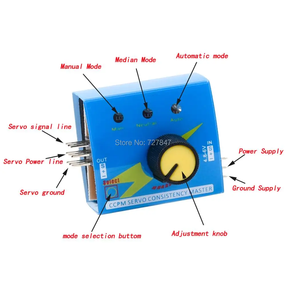 Samolot dużej mocy ESC MT2204 2204 2300KV Silnik bezszczotkowy / LE2204 1800KV Silnik 12A ESC Servo Tester RC Toy Fan DIY