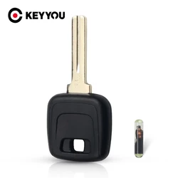 KEYYOU Transponder Car Key With ID48 Chip For Volvo VOLVO S40 V40 D30 S60 S80 XC90 XC60 Blank Key Case Fob Uncut NE66 Blade