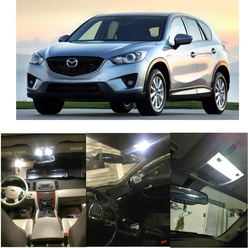 

Interior Led lights For 2014 Mazda CX5 Mazda 2 3 HatchBack Sedan Sport Mazda 5 MX-5 Miata CX9 Mazda 3 6