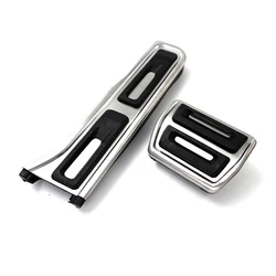 Stainless Steel Car Pedal Pads Cover For Audi Q3 For Volkswagen Passat B7 Variant Touran Scirocco Car Stying