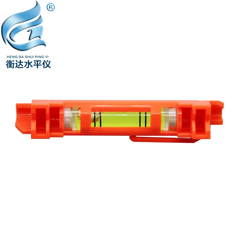 Plastic water bubble online mobile level bubble mini small bracket horizontal bubble