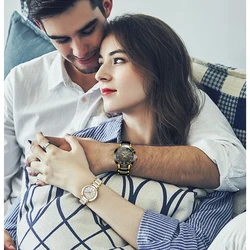 Montre-bracelet à Quartz pour hommes et femmes, cadeau décontracté, à la mode, de luxe