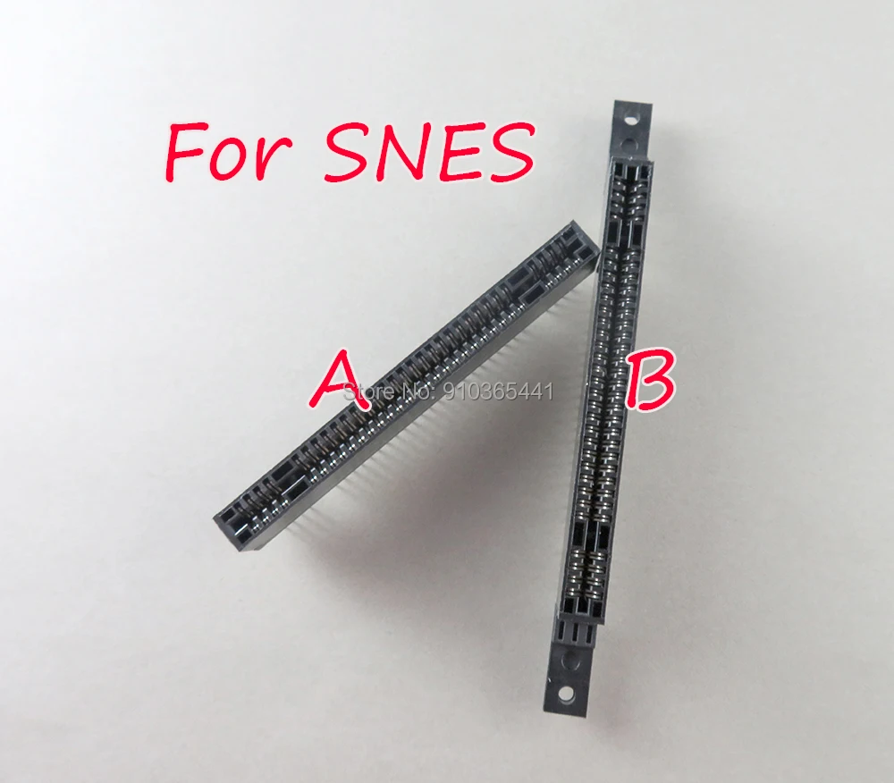 20pcs Replacement 62 Pin 62Pins Card Slot For SNES 2.54mm Interval slot for Nintend Super Famicom for SFC SNES Clone Console