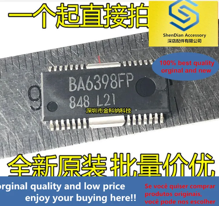 10pcs only orginal new BA6398FP Four-channel bridge chip for optical disc player SMD SOP