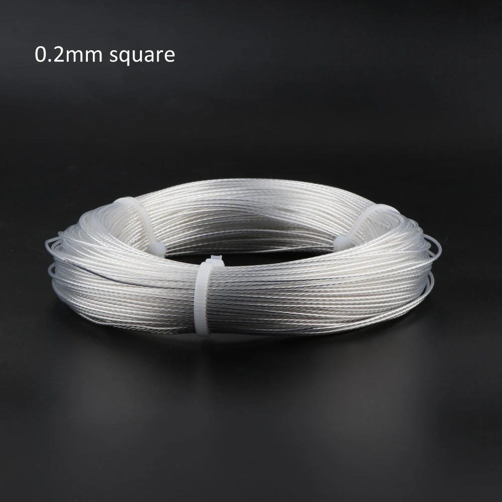 

E510 High Purity Silver Plated 6N OCC Wire Copper Cable For Hifi Audio DIY Amplifier Headphone Speaker cable
