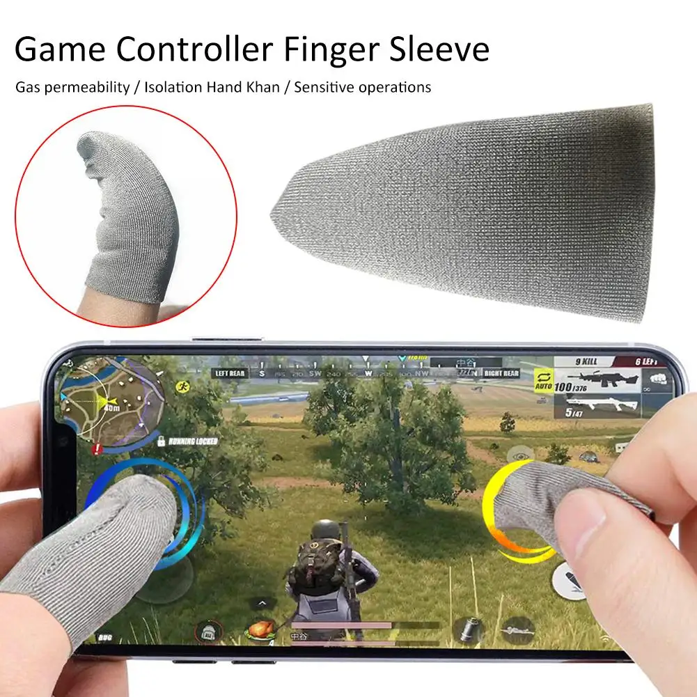 นิ้วมือ Breathable จอยควบคุมเกมนิ้วมือสำหรับ Pubg Non-Scratch Touch ScreenThumb ถุงมือเกมอุปกรณ์เสริม