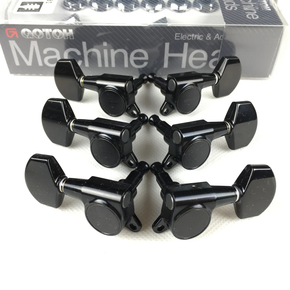 Original GOTOH SG381-01 Electric Guitar Machine Heads Tuners ( Chrome Black Gold Silver ) Tuning Peg MADE IN JAPAN