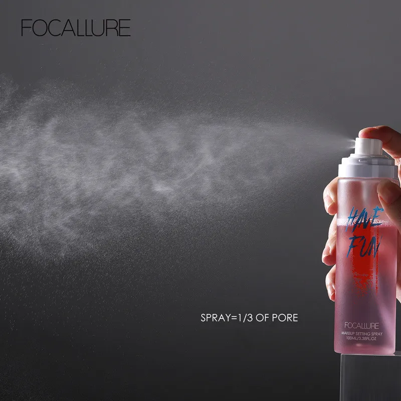 Focallure-プライマーベーススプレー,長持ちする保湿,100ml,メイクアップセット