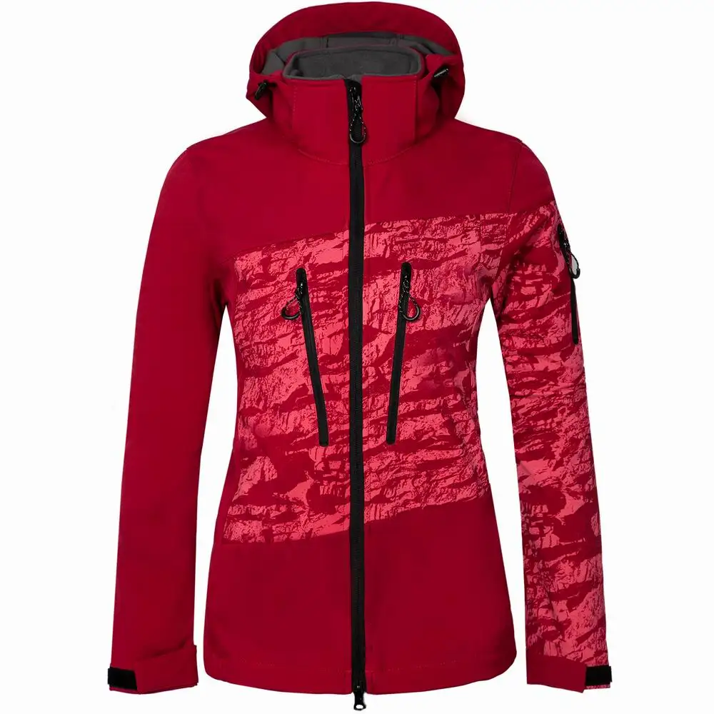 Women Ski Jackets Hooded Soft Shell Winter Jacket Waterproof Windproof Snowboard Jacket Female Snowboarding Skiing Hiking Sports