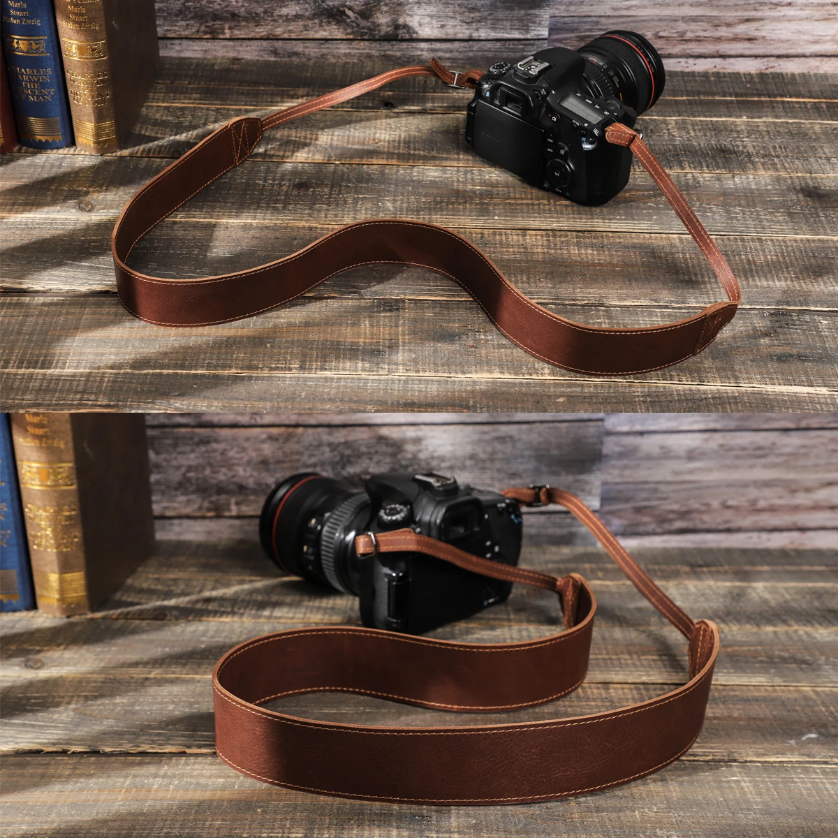 Universal Adjustable Camera Shoulder Neck Strap Genuine Leather Belt For Cameras Strap Accessories Part
