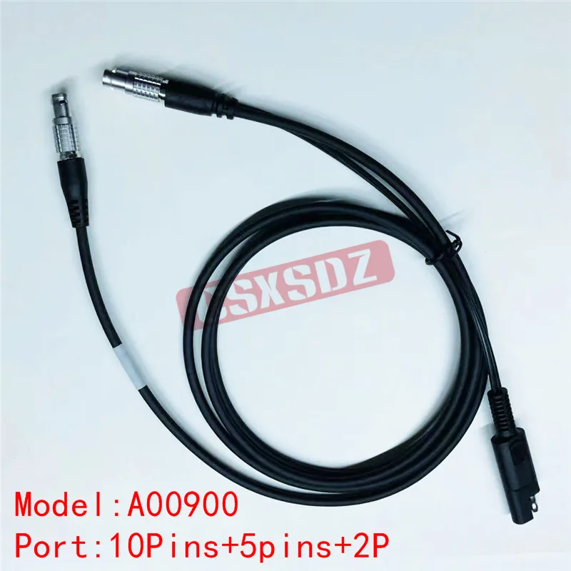 

CHCNAV A00900 GPS RTK data power cable,GNSS GPS RTK connect external PDL radio and power battery.