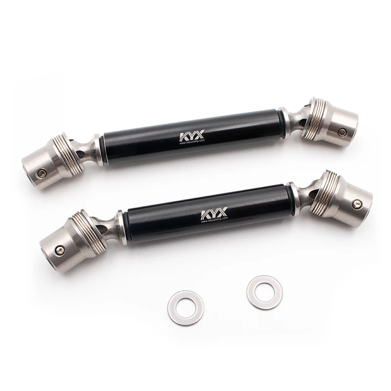 

KYX Racing Stainless Steel Center Drive Shaft Upgrades Parts Accessories for RC Crawler Car Axial SCX10 III AXI03007 SCX10.3