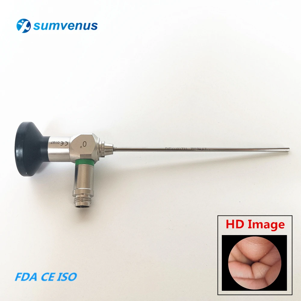 HD 2.7 มม.3 มม.4 มม.0 30 องศาแข็ง Endoscope Otoscope Otoscopy หู Endoscopy กล้อง