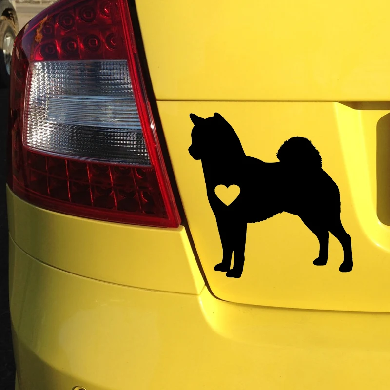 S60692# Shiba Inu Die-Cut Vinyl Decal Car Sticker Waterproof Auto Decors on Car Body Bumper Rear Window Laptop Choose Size