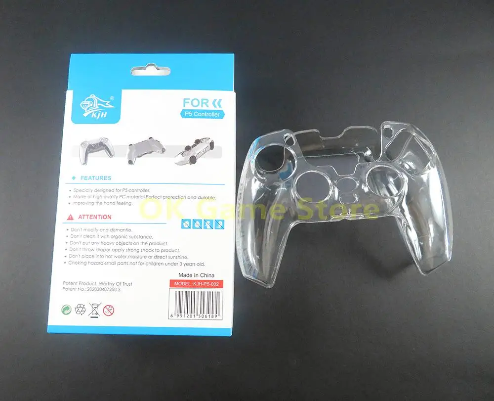 1 шт./лот для игровой консоли PS5, ручка с кристаллическим корпусом, жесткий защитный чехол, защитный чехол для PlayStation 5, игровой аксессуар