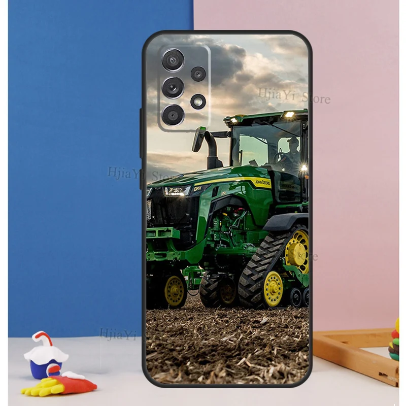 Farm Vehicle Tractor For Samsung Galaxy A52 A72 A20e A21S A50 A70 A01 A11 A12 A42 A31 A41 A51 A71 A32 Phone Case