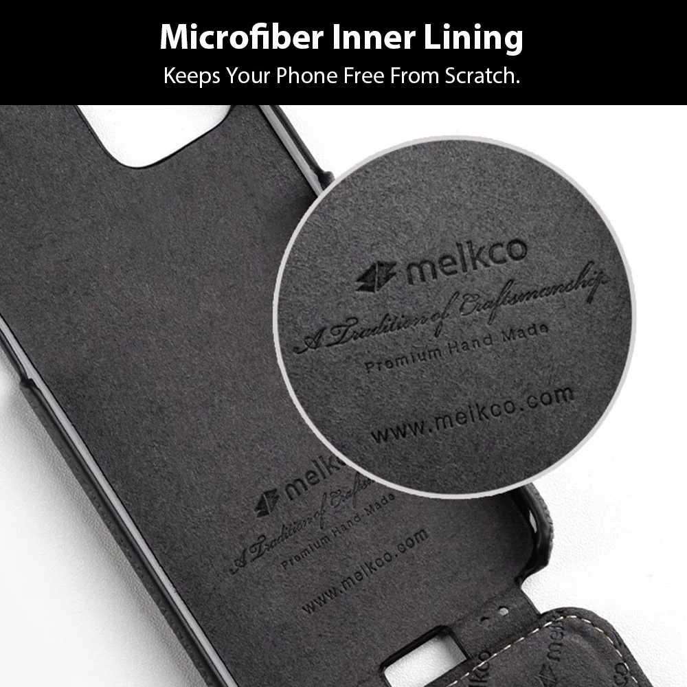 Imagem -05 - Melkco Capa de Couro Genuíno para Iphone 11 Pro x xs xr Max Capa Flip de Luxo Feita à Mão para Iphone 11