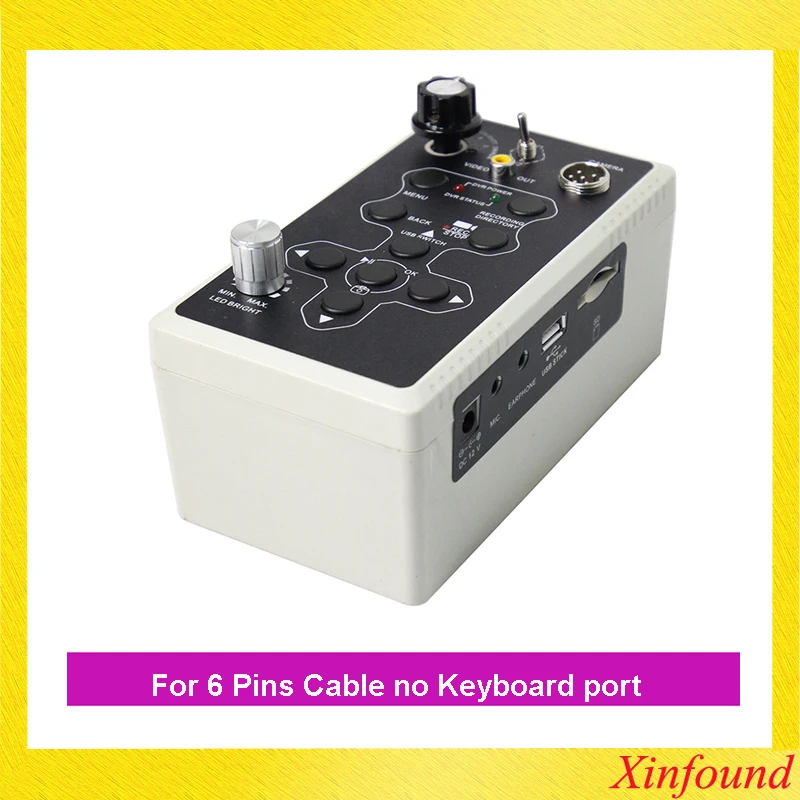 DVR recorder box for pipe camera keyboard dvr control box Replacement for Sewer Drain Pipe Wall Inspection Camera