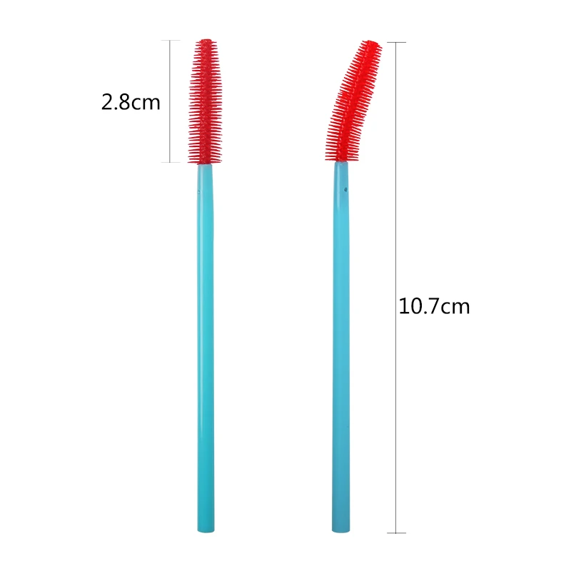 Bộ 50 Lần Gel Silicone Mi Dán Mascara Cọ Môi Lược Hoa Dây Mắt Hàng Mi Nối Dài Dụng Cụ Làm Đẹp Mắt Applicator