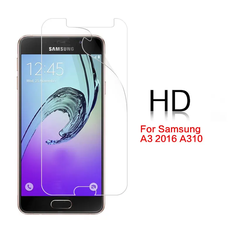 Anti-Glare Matte Film For Samsung A3 A5 A7 2016 A310 2017 A510 A710 S Duos Clear HD Glossy Film Guard With Cleaning Tools