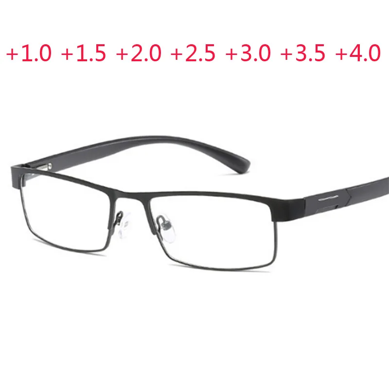 

Men alloy Hyperopia Eyeglasses full metal reading glasses +1.0 +1.5 +2.0 +2.5 +3.0 +3.5 +4.0