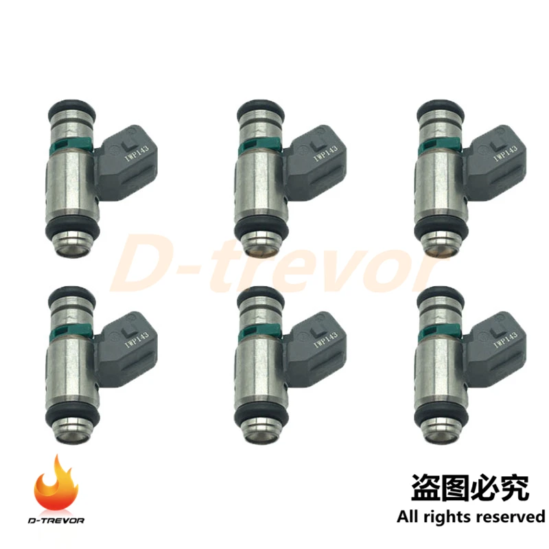 

Set of 6 Oem IWP-143 Fuel Injector nozzle For Renault Clio 2002-2004 1.6L 2.0L IWP143 8200128959 50102602Y 142-660