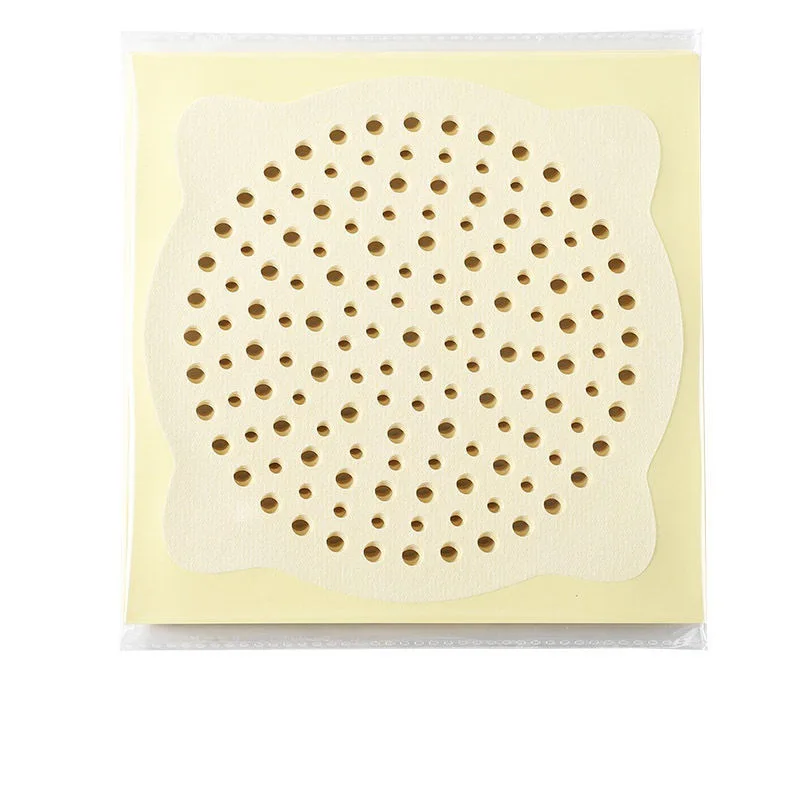 10Pcs Disposable Sink Filter Shower Drain Stickers Drain Hair Catcher Strainer Floor Drain Cover Kitchen Bathroom Hair Cleaning