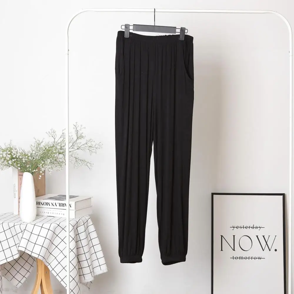 Women Lounge Pants Loose Sleep Bottoms Pyjama Trousers Modal Trouser Soft Pants Casual High elasticity Home Pants Loose Pants