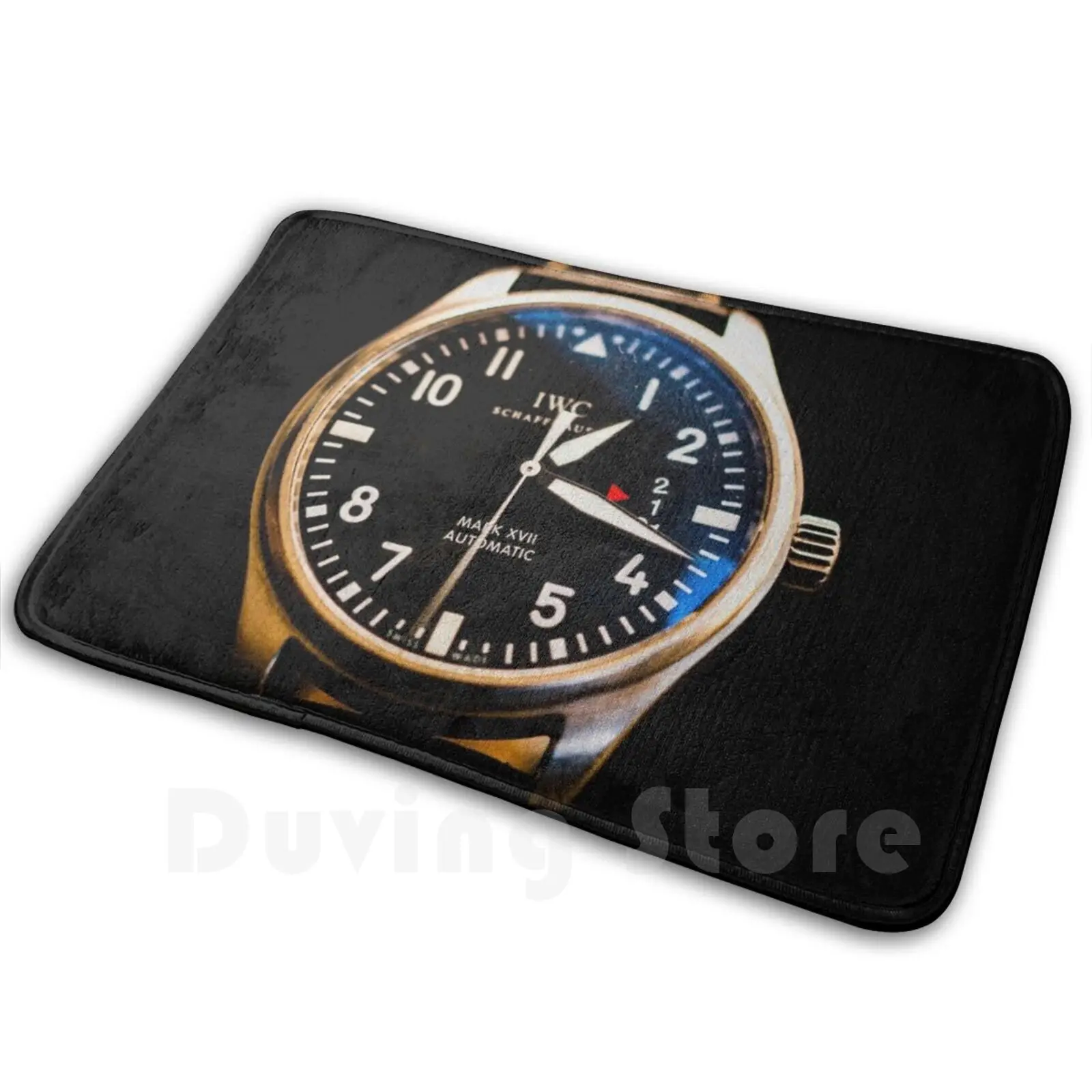 Pilot's Mark Xviii Mens Watch Carpet Mat Rug Cushion Soft Non-Slip Watch Analog Watch Watch Fashion Strap Material