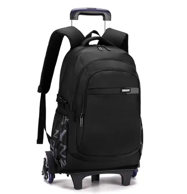 ZIRANYU School Trolley Bag com rodas, mochilas de rolamento, sacos para meninos, crianças viajam saco de rodas